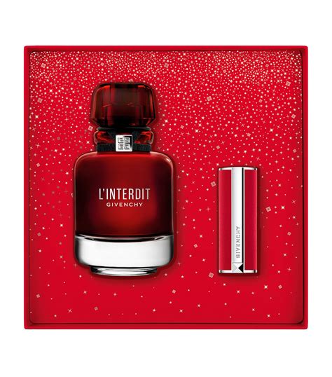 givenchy men's perfume gift set|givenchy l interdit gift set.